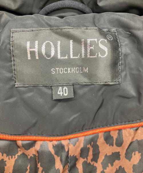 HOLLIES STOCKHOLM（ホリーズストックホルム）HOLLIES STOCKHOLM (ホリーズストックホルム) ダウンジャケット ブラック サイズ:40の古着・服飾アイテム