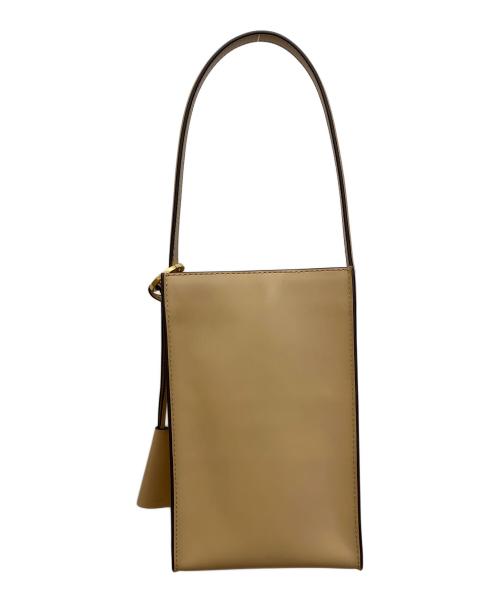 ORSETTO（オルセット）ORSETTO (オルセット) SCAOLA レザーバケットバッグ ベージュの古着・服飾アイテム