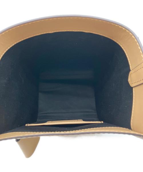 ORSETTO（オルセット）ORSETTO (オルセット) SCAOLA レザーバケットバッグ ベージュの古着・服飾アイテム