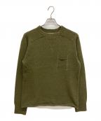NIGEL CABOURNナイジェルケーボン）の古着「マウンテニアクルーニット」｜カーキ