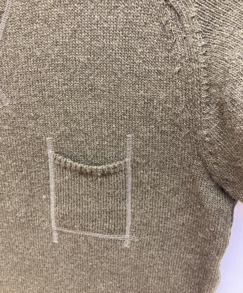 NIGEL CABOURN（ナイジェルケーボン）NIGEL CABOURN (ナイジェルケーボン) マウンテニアクルーニット カーキ サイズ:46の古着・服飾アイテム
