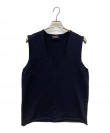 COMME des GARCONS HOMME PLUS（コムデギャルソンオムプリュス）の古着「ニットベスト」｜ネイビー