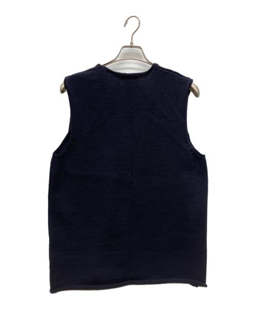 COMME des GARCONS HOMME PLUS（コムデギャルソンオムプリュス）COMME des GARCONS HOMME PLUS (コムデギャルソンオムプリュス) ニットベスト ネイビー サイズ:-の古着・服飾アイテム
