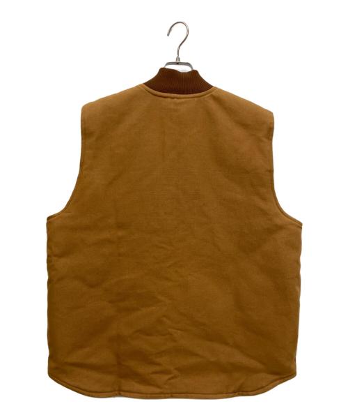 CarHartt（カーハート）CarHartt (カーハート) DUCK VEST ダック ベスト ブラウン サイズ:Ｌの古着・服飾アイテム