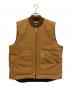 CarHartt（カーハート）の古着「DUCK VEST ダック ベスト」｜ブラウン