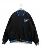 GENUINE MERCHANDISE×JH Designジェニュイン マーチャンダイズ×ジェイエイチデザイン）の古着「トロントブルージェイズ コラボリバーシブルスタジャン」｜ブラック