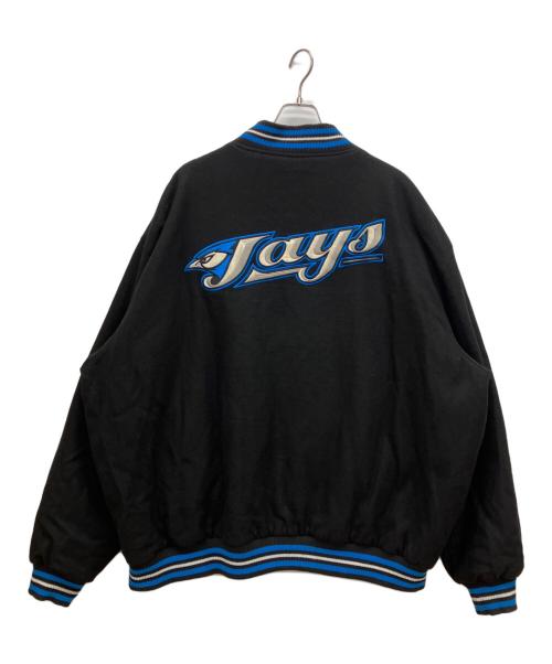 GENUINE MERCHANDISE（ジェニュイン マーチャンダイズ）GENUINE MERCHANDISE (ジェニュイン マーチャンダイズ) JH Design (ジェイエイチデザイン) トロントブルージェイズ コラボリバーシブルスタジャン ブラック サイズ:6Ｘの古着・服飾アイテム