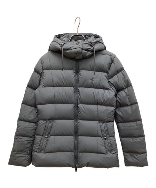 POLO RALPH LAUREN（ポロ・ラルフローレン）POLO RALPH LAUREN (ポロ・ラルフローレン) フード付ダウンジャケット グレー サイズ:XSの古着・服飾アイテム