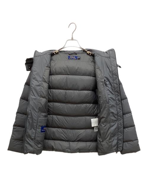 POLO RALPH LAUREN（ポロ・ラルフローレン）POLO RALPH LAUREN (ポロ・ラルフローレン) フード付ダウンジャケット グレー サイズ:XSの古着・服飾アイテム