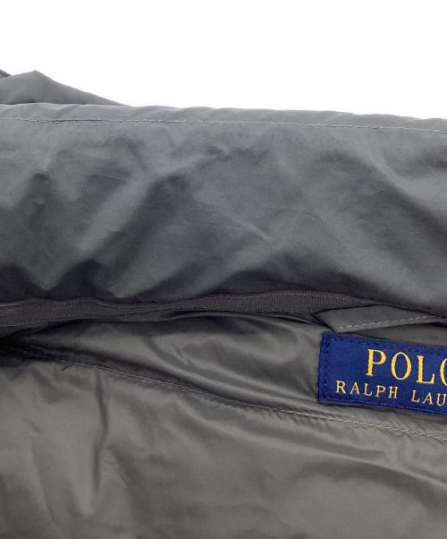 POLO RALPH LAUREN（ポロ・ラルフローレン）POLO RALPH LAUREN (ポロ・ラルフローレン) フード付ダウンジャケット グレー サイズ:XSの古着・服飾アイテム