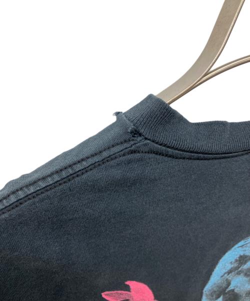 stussy（ステューシー）stussy (ステューシー) 00’ｓ 紺タグ スカルフラワープリントTシャツ ネイビー サイズ:Mの古着・服飾アイテム