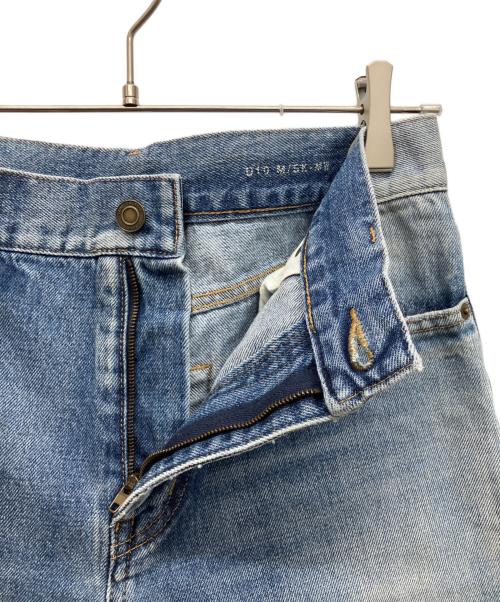 Saint Laurent Paris（サンローランパリ）Saint Laurent Paris (サンローランパリ) ニークラッシュ加工スキニーデニムパンツ インディゴ サイズ:Mの古着・服飾アイテム