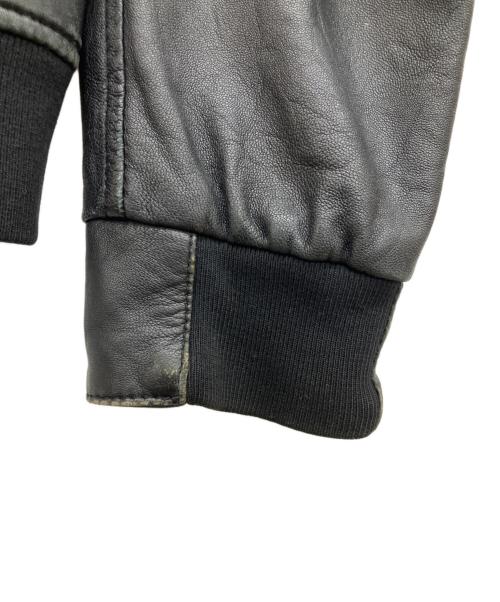 FRED PERRY（フレッドペリー）FRED PERRY (フレッドペリー) ラムレザートラックジャケット ブラック サイズ:Ｓの古着・服飾アイテム