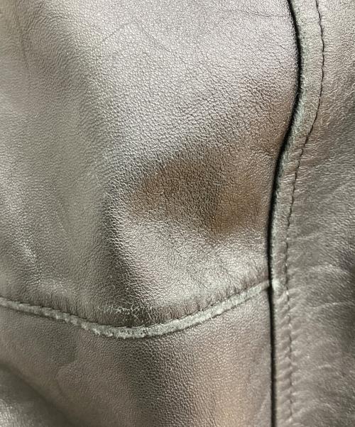 FRED PERRY（フレッドペリー）FRED PERRY (フレッドペリー) ラムレザートラックジャケット ブラック サイズ:Ｓの古着・服飾アイテム