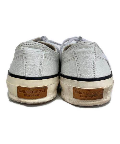 SPINGLE MOVE（スピングルムーヴ）SPINGLE MOVE (スピングルムーヴ) ローカットレザースニーカー ホワイト サイズ:Ｌの古着・服飾アイテム