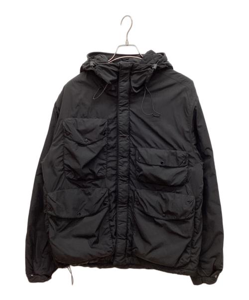 C.P COMPANY（シーピーカンパニー）C.P COMPANY (シーピーカンパニー) MEDIUM JACKET IN CHROME-Rミディアム ジャケット イン クローム アール（or クロム アール）　ゴーグル中綿ジャケット　 ブラック サイズ:Lの古着・服飾アイテム