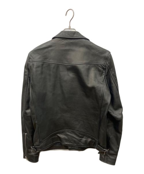 VOGUISH（ボーギッシュ）VOGUISH (ボーギッシュ) カウレザーダブルライダースジャケット ブラック サイズ:Ｍの古着・服飾アイテム