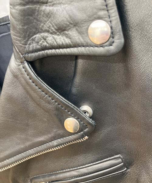VOGUISH（ボーギッシュ）VOGUISH (ボーギッシュ) カウレザーダブルライダースジャケット ブラック サイズ:Ｍの古着・服飾アイテム