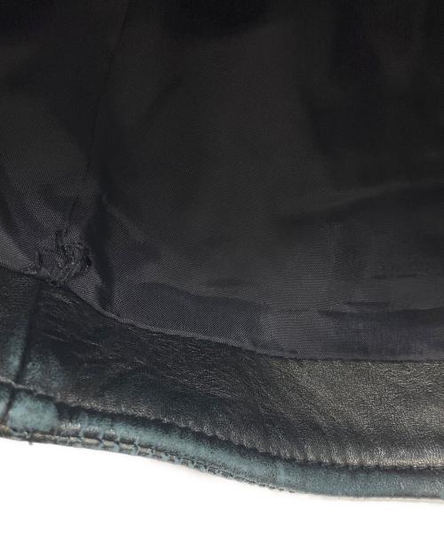 VOGUISH（ボーギッシュ）VOGUISH (ボーギッシュ) カウレザーダブルライダースジャケット ブラック サイズ:Ｍの古着・服飾アイテム