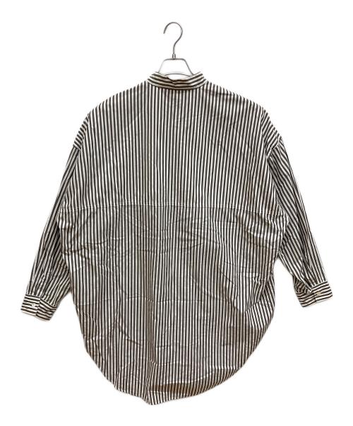 jieda（ジエダ）jieda (ジエダ) STAND COLLAR LONG SHIRT　スタンドカラーロングシャツ ブラウン サイズ:SIZE1の古着・服飾アイテム