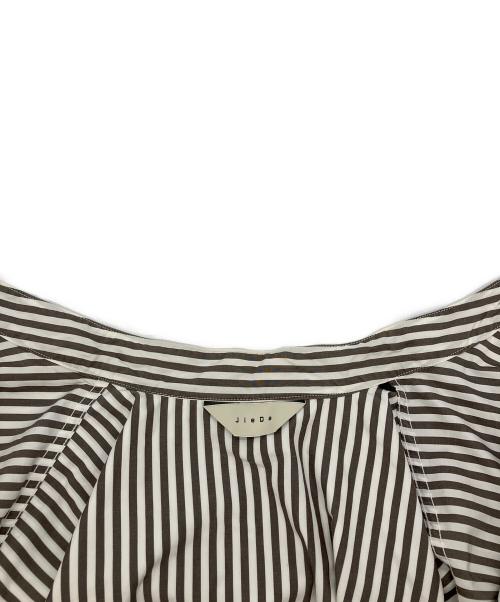 jieda（ジエダ）jieda (ジエダ) STAND COLLAR LONG SHIRT　スタンドカラーロングシャツ ブラウン サイズ:SIZE1の古着・服飾アイテム