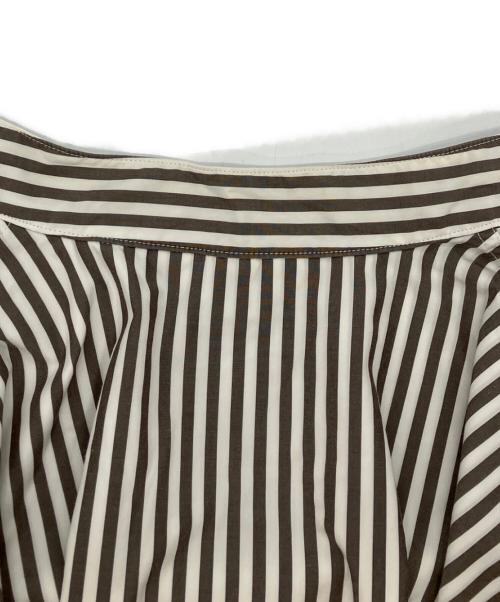 jieda（ジエダ）jieda (ジエダ) STAND COLLAR LONG SHIRT　スタンドカラーロングシャツ ブラウン サイズ:SIZE1の古着・服飾アイテム