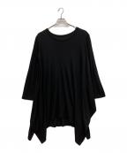 Y'sワイズ）の古着「アシメロングワンピース」｜ブラック