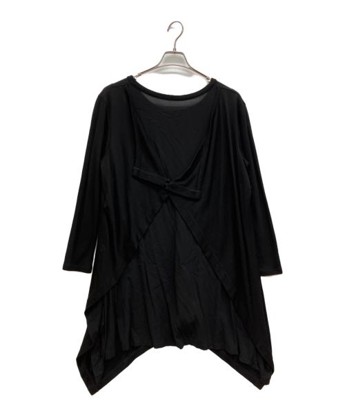 Y's（ワイズ）Y's (ワイズ) アシメロングワンピース ブラック サイズ:2の古着・服飾アイテム