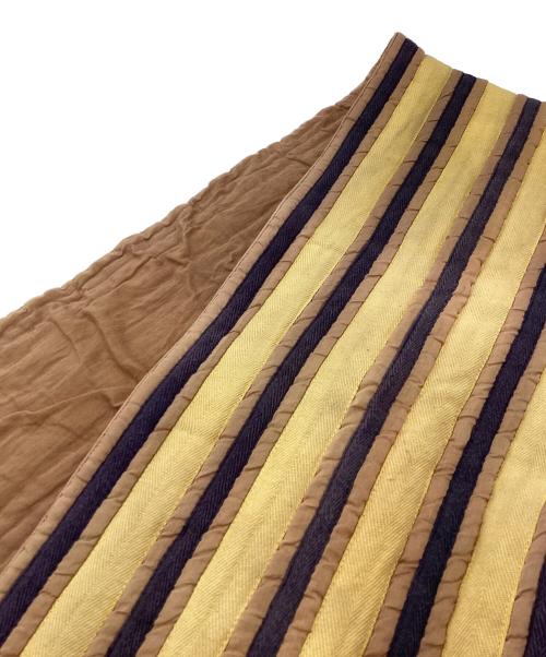 DRIES VAN NOTEN（ドリスヴァンノッテン）DRIES VAN NOTEN (ドリスヴァンノッテン) ストール ブラウンの古着・服飾アイテム