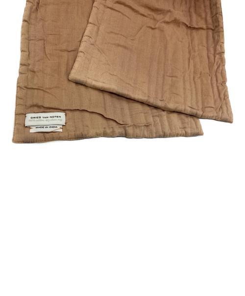 DRIES VAN NOTEN（ドリスヴァンノッテン）DRIES VAN NOTEN (ドリスヴァンノッテン) ストール ブラウンの古着・服飾アイテム