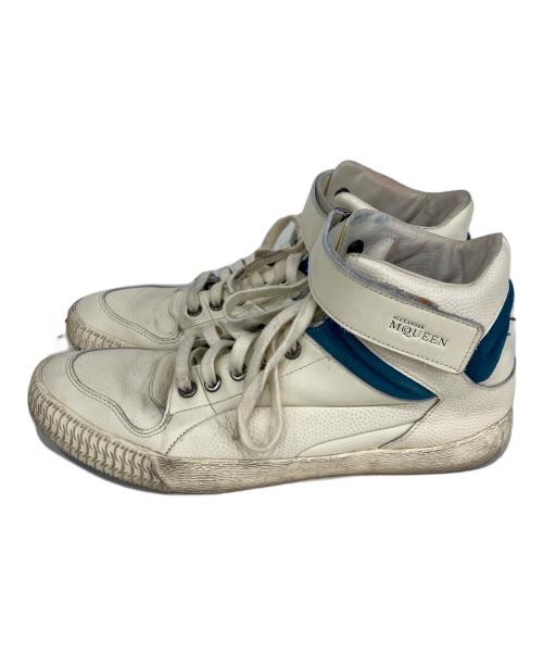 ALEXANDER McQUEEN（アレキサンダーマックイーン）ALEXANDER McQUEEN (アレキサンダーマックイーン) PUMA (プーマ) ストリート クライム 3 ミッド ウィンター ホワイト ハイカットスニーカー ホワイト サイズ:27の古着・服飾アイテム