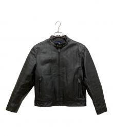 GAP（ギャップ）の古着「 00’s OLD シングルレザージャケット」｜ブラック