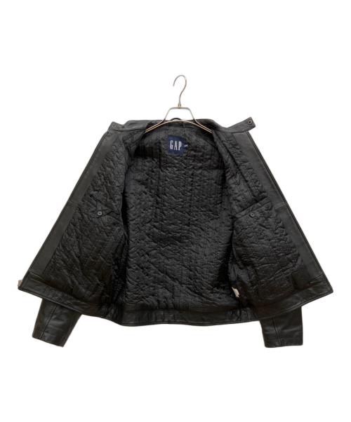 GAP（ギャップ）GAP (ギャップ)  00’s OLD シングルレザージャケット ブラック サイズ:XSの古着・服飾アイテム