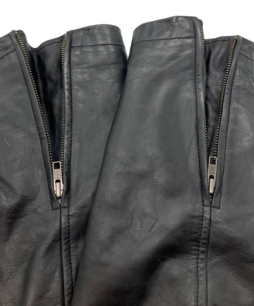 GAP（ギャップ）GAP (ギャップ)  00’s OLD シングルレザージャケット ブラック サイズ:XSの古着・服飾アイテム