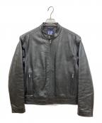 GAPギャップ）の古着「00Ｓ OLD シングルレザージャケット」｜ブラック