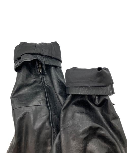 GAP（ギャップ）GAP (ギャップ)  00Ｓ OLD シングルレザージャケット  ブラック サイズ:Sの古着・服飾アイテム