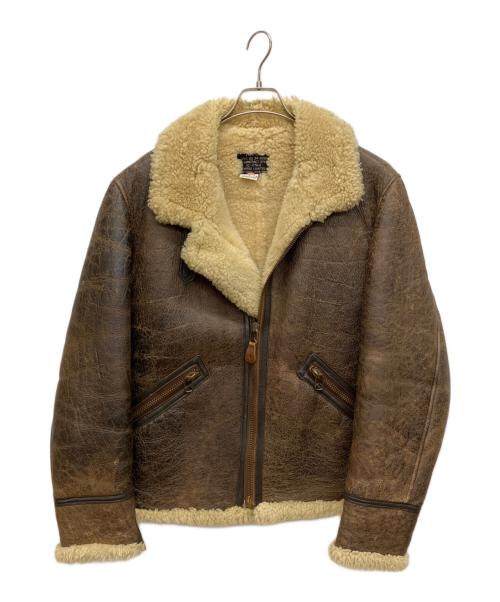 AVIREX（アヴィレックス）AVIREX (アヴィレックス) TYPEB-9 ムートンジャケット　フライトジャケット ブラウン サイズ:38の古着・服飾アイテム