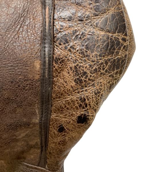 AVIREX（アヴィレックス）AVIREX (アヴィレックス) TYPEB-9 ムートンジャケット　フライトジャケット ブラウン サイズ:38の古着・服飾アイテム