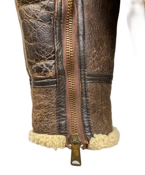 AVIREX（アヴィレックス）AVIREX (アヴィレックス) TYPEB-9 ムートンジャケット　フライトジャケット ブラウン サイズ:38の古着・服飾アイテム