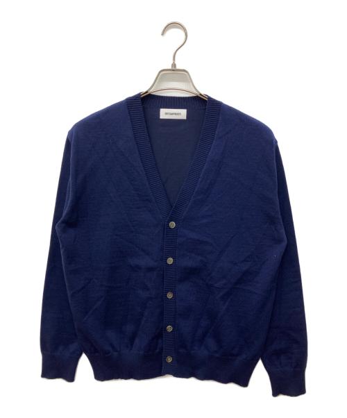 GENTLEMAN PROJECTS（ジェントルマン プロジェクト）GENTLEMAN PROJECTS (ジェントルマン プロジェクト) ワイドVネックカーディガン ネイビー サイズ:Mの古着・服飾アイテム