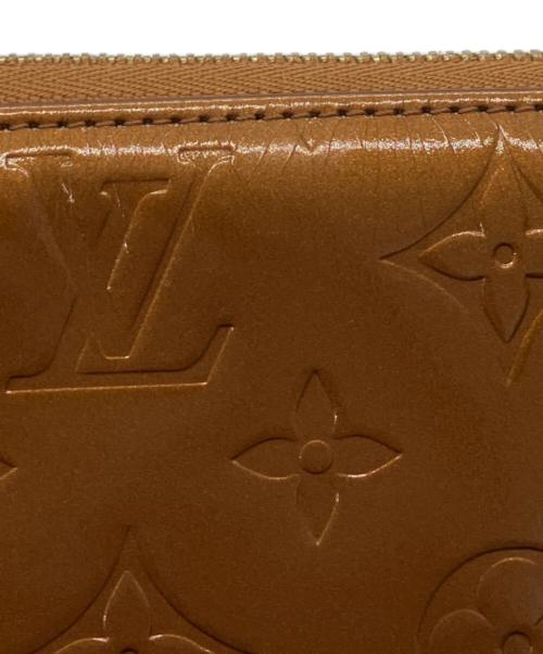 LOUIS VUITTON（ルイ ヴィトン）LOUIS VUITTON (ルイ ヴィトン) モノグラムヴェルニ レキシトン アクセサリーポーチ　ハンドバッグ ブロンズの古着・服飾アイテム