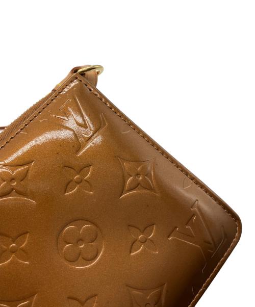 LOUIS VUITTON（ルイ ヴィトン）LOUIS VUITTON (ルイ ヴィトン) モノグラムヴェルニ レキシトン アクセサリーポーチ　ハンドバッグ ブロンズの古着・服飾アイテム