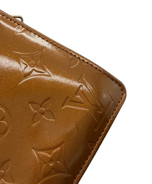 LOUIS VUITTON（ルイ ヴィトン）LOUIS VUITTON (ルイ ヴィトン) モノグラムヴェルニ レキシトン アクセサリーポーチ　ハンドバッグ ブロンズの古着・服飾アイテム