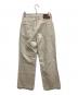 LURAKU (ルラク) セミフレアウォッシュデニムパンツ ベージュ サイズ:S：5000円