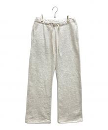 MONKEY TIME（モンキータイム）の古着「フレンチテリー セミフレア スウェットパンツ」｜ライトグレー