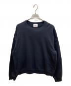 UNITED ARROWS & SONSユナイテッドアローズ アンド サンズ）の古着「ストレッチクルーネックスウェットシャツ」｜ブラック