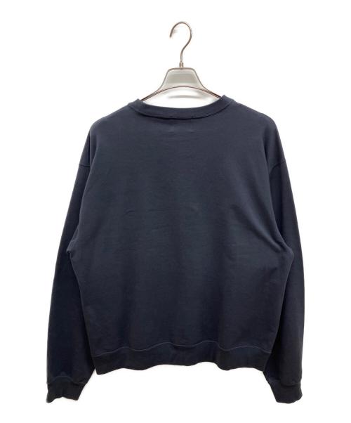 UNITED ARROWS & SONS（ユナイテッドアローズ アンド サンズ）UNITED ARROWS & SONS (ユナイテッドアローズ アンド サンズ) ストレッチクルーネックスウェットシャツ ブラック サイズ:XLの古着・服飾アイテム