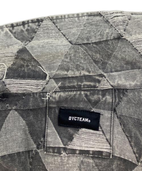 DYCTEAM（ディーワイシーチーム）DYCTEAM (ディーワイシーチーム) パッチワークデニムジャケット スノーウォッシュジャガードジャケット グレー サイズ:-の古着・服飾アイテム