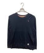 PAUL SMITHポールスミス）の古着「クリスタルラビット刺繍カットソー　ロングスリーブTシャツ」｜ブラック