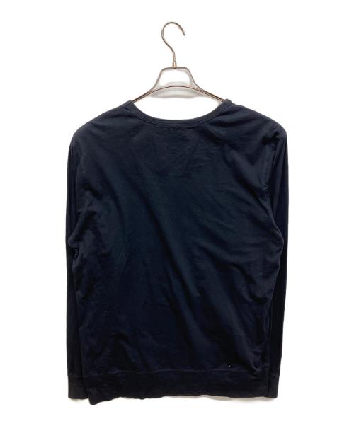 PAUL SMITH（ポールスミス）PAUL SMITH (ポールスミス) クリスタルラビット刺繍カットソー　ロングスリーブTシャツ ブラック サイズ:Lの古着・服飾アイテム